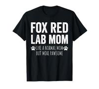 Funny Fox Red Labrador Mom Dog Owner Maglietta