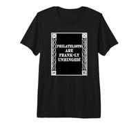Funny Frank-ly Unhinged Pun Stamp Collecting Collector Maglietta Premium