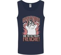 Funny French Bulldog Dog Frenchie Uomo Vest Tank Top