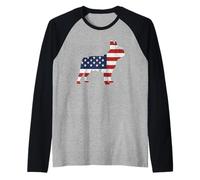 Funny French Bulldog Dog Owner Frenchie Maglia con Maniche Raglan