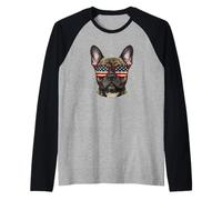 Funny French Bulldog Dog Owner Frenchie Maglia con Maniche Raglan
