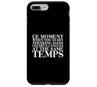 Funny French English Multilingual Bilingual Language Joke Custodia per iPhone 7 Plus/8 Plus