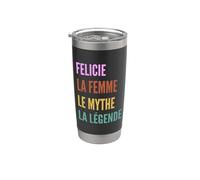 Funny French First Name Design - Felicie Bicchiere termico in acciaio inox doppia parete
