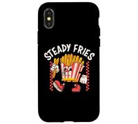 Funny French Fries, Fryday Everyday Foodie, Steady Fries Custodia per iPhone X/XS