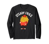 Funny French Fries, Fryday Everyday Foodie, Steady Fries Maglia a Manica