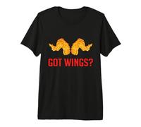 Funny Fried Chicken Wing Lover Got Wings Maglietta Premium