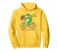 Funny Frog Born to Dilly Dally costretto a raccogliere il ritmo Felpa con Cappuccio