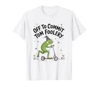 Funny Frog è Pronto a commettere Tom Foolery Maglietta