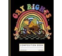 Funny Frog Gay Rights LGBT Rainbow Frog Toad Pride LGBTQ Composition Book