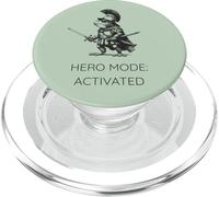 Funny Frog Humor. Roman Soldier Toad Hero Mode Activated PopSockets PopGrip per MagSafe
