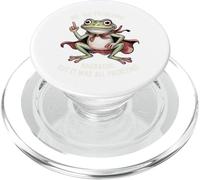 Funny Frog No Problemo | But It was All Problemo Men Women PopSockets PopGrip per MagSafe