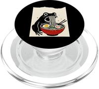 Funny Frog Ramen Sumi-e Kawaii Ink Painting Japanese PopSockets PopGrip per MagSafe