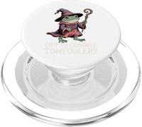 Funny Frog Wizard Off to Commit Tomfoolery Frog Meme Fantasy PopSockets PopGrip per MagSafe