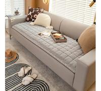 Funny Fuzzy Couch Cover Sofa Cover Garden Chic Cotton Protective Couch Cover Cream-Coloured Large Plaid Square Pet Mat Home Living Room Sofa Decor(Gray,60 * 160cm)