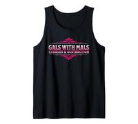 Funny Gals With Mals, Belgian Malinois Mom, Malinois Lover Canotta