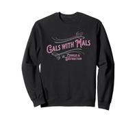 Funny Gals With Mals, Belgian Malinois Mom, Malinois Lover Felpa