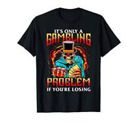 Funny Gambling problem gift / Halloween at the Casino Maglietta