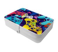 Funny Game Controller-1049 - Portagioie da viaggio, il tuo scrigno portatile per anelli, orecchini, collane. Ottimo regalo per donne che amano viaggiare, grande custodia organizer - 1 confezione,