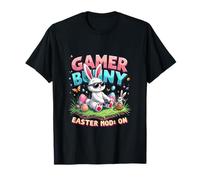 Funny Gamer Bunny Easter Mod su un divertente design regalo di gioco Maglietta