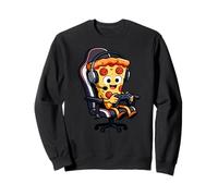 Funny Gamer Pizza Gaming Video Game Enthusiast Boys Kids Felpa