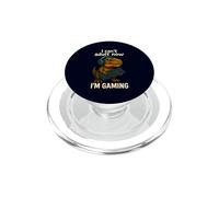 Funny Gamer T-Rex Non posso essere adulto ora sto giocando a Cute Dinosaur PopSockets PopGrip per MagSafe