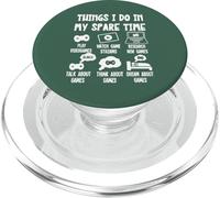 Funny Gamer - Videogame Things I Do in my Spare Time, Gaming PopSockets PopGrip per MagSafe