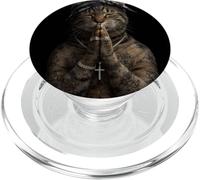 Funny Gangster Cat Gen Z Retro Hip Hop Gangsta Cat Meme PopSockets PopGrip per MagSafe