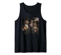 Funny Gangster Cat Gen Z Retro Hip Hop Well Dressed Cat Meme Canotta