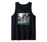 Funny Gangster Cats Street Design Canotta