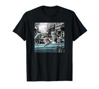 Funny Gangster Cats Street Design Maglietta