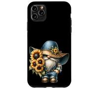 Funny Garden Gnome Grandpa With Sunflower Decor For Summer Custodia per iPhone 11 Pro Max
