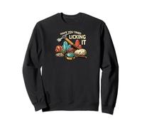 Funny Geology Rock Hound Licking Rocks Humor Felpa
