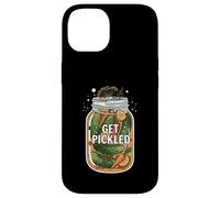 Funny Get Pickled Jar Design Pickle Vegetable Lover Custodia per iPhone 14