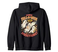 Funny Ghost Are You Fall O Ween Directions Festa di Halloween Felpa con Cappuccio