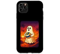 Funny Ghost Beach Volleyball Player Halloween Volleyball Custodia per iPhone 11 Pro Max
