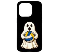 Funny Ghost Beach Volleyball Player Halloween Volleyball Custodia per iPhone 15 Pro