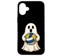Funny Ghost Beach Volleyball Player Halloween Volleyball Custodia per iPhone 16 Plus
