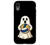 Funny Ghost Beach Volleyball Player Halloween Volleyball Custodia per iPhone XR