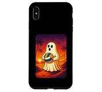 Funny Ghost Beach Volleyball Player Halloween Volleyball Custodia per iPhone XS Max
