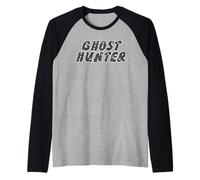 Funny Ghost Caccia Supernatural Spirits Ghost Hunter Maglia con Maniche Raglan