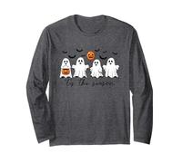 Funny Ghost Crew Halloween - Carino Spooky Ghost Squad Famiglia Maglia a Manica