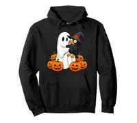 Funny Ghost Crow Pumpkin Halloween Children's Men Women's Felpa con Cappuccio