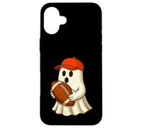 Funny Ghost Football Player Halloween Football Trainer Coach Custodia per iPhone 16 Plus