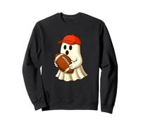 Funny Ghost Football Player Halloween Football Trainer Coach Felpa
