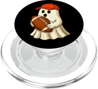Funny Ghost Football Player Halloween Football Trainer Coach PopSockets PopGrip per MagSafe