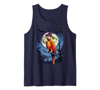 Funny Ghost Parrot Witch Lovers Spooky Halloween Costume Canotta