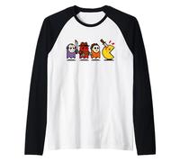 Funny Ghosts Parody Halloween Gamer Horror Movies Costume Maglia con Maniche Raglan