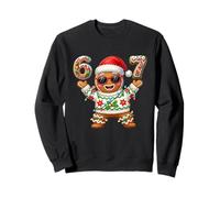Funny Gingerbread Six Seven 67 Ice Cream Drip Christmas Meme Felpa