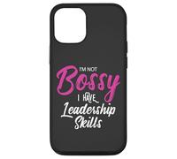 Funny Girl Boss I'm Not Bossy I Have Leadership Skills Custodia per iPhone 12/12 Pro