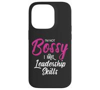 Funny Girl Boss I'm Not Bossy I Have Leadership Skills Custodia per iPhone 14 Pro